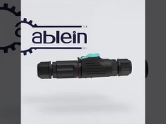 LP12 Πλαστική αδιάβροχη υποδοχή πολλαπλών πυρήνων Βιομηχανικός αισθητήρας IP68 Αρσενικό/θηλυκό Βύσμα αεροπορίας