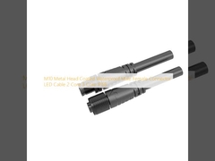 M10 Μεταλλικό κεφαλικό επικαλυμμένο αδιάβροχο αρσενικό θηλυκό σύνδεσμο LED καλώδιο 2 πυρήνες 3 πυρήνες IP68