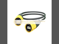 Προστασία σήματος LED IP67 Αδιάβροχο RJ45 Συνδετήρα Σημείο Διαδικτύου Κρυστάλλινο εξοπλισμό