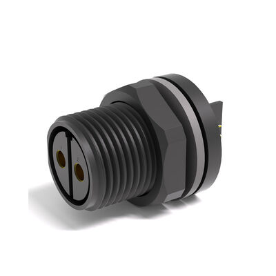 IP67 PA6 Νάιλον Αδιάβροχος Κυκλικός Σύνδεσμος M12 100VAC Βιομηχανικός Τύπος με Σπείρωμα