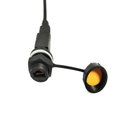 Τύπος βίδες M20 Αδιάβροχο IP67 RJ45 Συνδετήρα σήματος δεδομένων Ασφαλές δίκτυο αεροπορικής πρίζας