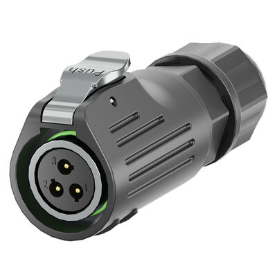 250V Ενεργειακή τάση IP68 Ανερόστερος συνδέτης καλωδίου M20 με 32A μέγιστο ονομαστικό ρεύμα για εύκολη εγκατάσταση
