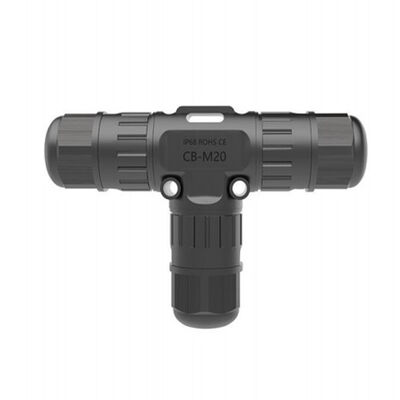 Σύνδεσμος δεδομένων αδιάβροχος δύο ακροδεκτών για τοποθέτηση σε πάνελ με υψηλό ρεύμα 40A και σχεδιασμό γρήγορης σύνδεσης IP68