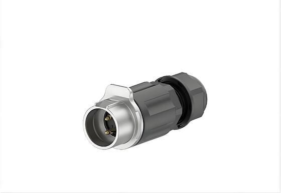 LP20 20A 2-pin αδιάβροχος σύνδεσμος IP67 Χρυσό επιχρισμένο χαλκό