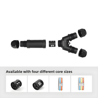 M25T Υποδοχή 2Pin Αδιάβροχη 1 σε 2 έξοδοι Διασύνδεση Διαιρέτη